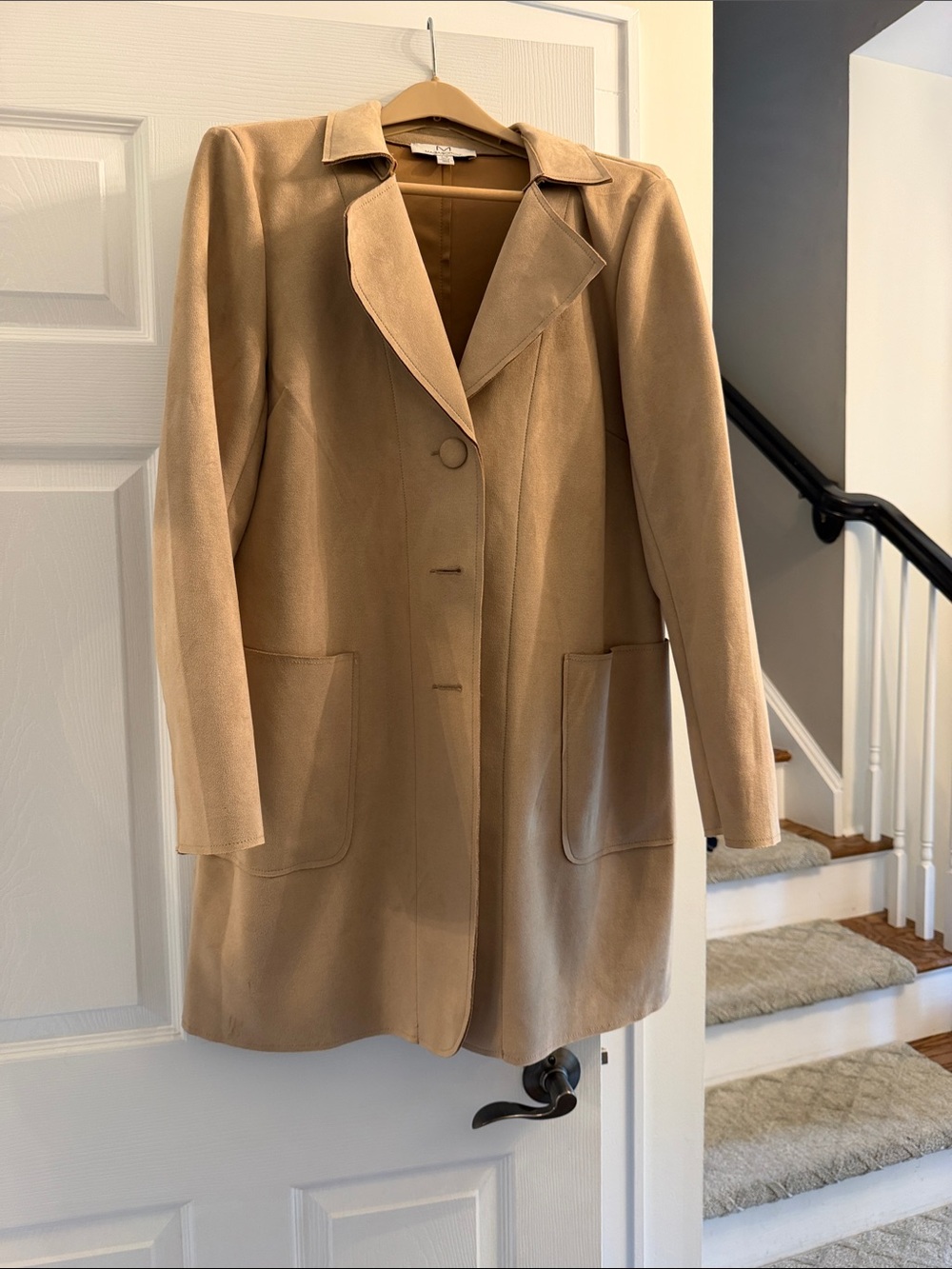 Faux Suède Coat-perfect for Fall!